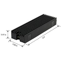 nvme heatsink for m.2 2280 ssd,Double-Sided Cooling, Designed for Dual-Sided SSDs