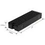 nvme heatsink for m.2 2280 ssd,Double-Sided Cooling, Designed for Dual-Sided SSDs nvme heatsink for m.2 2280 ssd,Double-Sided Cooling, Designed for Dual-Sided SSDs