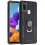 SWP for Samsung Galaxy A21S Case, Dual Layer Shock-Absorption Armor Cover,Full-Body Protective Case with Metal Ring Holder Kickstand for A21S (Black) SWP for Samsung Galaxy A21S Case, Dual Layer Shock-Absorption Armor Cover,Full-Body Protective Case with Metal Ring Holder Kickstand for A21S (Black)
