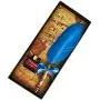 KenTaur Calligraphy Quill Pen Set (CS-0206) - Dip Pen with Blue Turkey Feather, 6 Stainless Steel Nib, and European Ink. Great for Beginner/Enthusiast