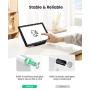 UGREEN Tablet Stand Holder Adjustable Compatible for iPad 10.2 2019 iPad Pro 11 Inch 2020 iPad 9.7 2018 iPad Mini 5 4 3 2 iPad Air Nintendo Switch iPhone 12 Pro Max 11 XS XR X 8 Plus 7 6 Black
