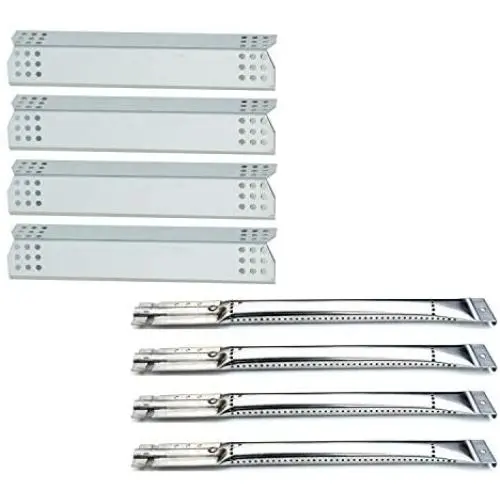 Direct Store Parts Kit DG256 Replacement for Master Forge 1010037 1010048 Nexgrill 720-0837C 720-0837E Gas Grill Repair Kit (4-Pack) Stainless Steel Burners & Heat Plates Direct Store Parts Kit DG256 Replacement for Master Forge 1010037 1010048 Nexgrill 720-0837C 720-0837E Gas Grill Repair Kit (4-Pack) Stainless Steel Burners & Heat Plates