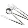 Gugrida Luxury Flatware, Royal 5 Piece Matte White Handle 18/10 Stainless Steel Tableware Sets for 1 Including Forks Spoons Knives, Camping Silverware Travel Utensils Set Cutlery (Full Silver) Gugrida Luxury Flatware, Royal 5 Piece Matte White Handle 18/10 Stainless Steel Tableware Sets for 1 Including Forks Spoons Knives, Camping Silverware Travel Utensils Set Cutlery (Full Silver)