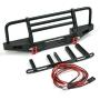 labworkauto Adjustable Metal Front Bumper Replacement for 1/10 RC TRX4 90046 90047 Defender Axial SCX10 II