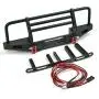 labworkauto Adjustable Metal Front Bumper Replacement for 1/10 RC TRX4 90046 90047 Defender Axial SCX10 II