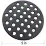 KAMaster Cast Iron Fire Grate for Big Green Egg 9'' Charcoal Fire Grate Fit for Large BGE Grill Round Charcoal Grate Grid High Heat Plate BBQ Bottom Parts Replacement Accessories KAMaster Cast Iron Fire Grate for Big Green Egg 9'' Charcoal Fire Grate Fit for Large BGE Grill Round Charcoal Grate Grid High Heat Plate BBQ Bottom Parts Replacement Accessories