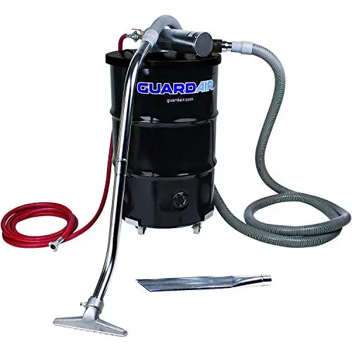 Guardair Pneumatic Vacuum N551BC 55 Gallon Drum Complete Kit with B Venturi Head, 2-Inch Hose and Tools Guardair Pneumatic Vacuum N551BC 55 Gallon Drum Complete Kit with B Venturi Head, 2-Inch Hose and Tools