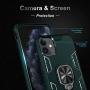 iPhone 11 Case, Maxuni iPhone 11 Protective Case with Ring Kickstand, Drop Tested Anti-Scratch Impact-Resistant Bumpers Cover with Stand Metal Plate to Magnetic Car Mount(6.1 inch)