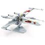 Fascinations Metal Earth ICONX Star Wars X-Wing Starfighter Color 3D Metal Model Kit