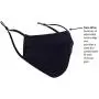Simlu Fabric Face Mask Reusable with Adjustable Elastic, 2 Layer,Cotton, Breathable, Nose Wire Black Cloth face Mask Washable Simlu Fabric Face Mask Reusable with Adjustable Elastic, 2 Layer,Cotton, Breathable, Nose Wire Black Cloth face Mask Washable