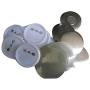 US Stock 1-1/2'' (37mm) Badge Pin Button Parts Top/Bottom Cover Clip for Button Maker DIY Badge Making 1000 Sets ABS Bottom