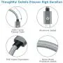 Rankie Micro USB Cable High Speed Data and Charging, Nylon Braided Charger Cord, 3-Pack, 3 Feet