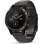 Garmin fenix 5 Plus, Premium Multisport GPS Smartwatch, Features Color Topo Maps, Heart Rate Monitoring, Music and Contactless Payment, Carbon Gray Titanium