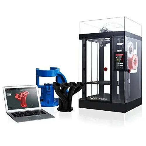 Raise3D 101017001 Pro2 Plus 3D Printer, Dual Extruder, Fully Enclosed
