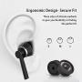 Wired Headphone Metal Earbuds by Amasing Noise Cancelling Stereo Heave Bass Earphones with Micphone Mic with Volume Control，in Ear Headphones Magnetic Design for iPhone 5 6 for Samsung M11 Black