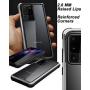 Schnail Saviour Series Samsung Galaxy S20 Ultra Clear Case, [Metal Frame Bumper] [Military Grade Drop Tested] [Slim Fit] Protective Rugged Cover - Gray/Black