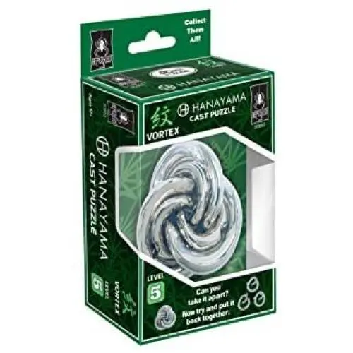 AMOUR Hanayama Cast Metal Brain Teaser Puzzle, VORTEX AMOUR Hanayama Cast Metal Brain Teaser Puzzle, VORTEX