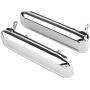 NPAUTO Exterior Outside Door Handle Metal Chrome Front/Rear Left & Right Driver Passenger Side Pair Replacement for Nissan D21 Pathfinder Pickup 1986 1987 1988 1989 1990 1991 1992 1993 1994