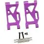 Mingbai Alloy Front&Rear Suspension Arms for WLtoys 124019 1/12 RC Car, RC Car Upgrade Metal Front&Rear Swing Arm Spare Part (2-Pack Rear Swing Arm)