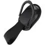Ghostek Loop Phone Holder Strap for Hand Grip with Inbuilt Car Magnet and Ring Stand Magnetic Phone Grips Finger Gripper for Back of iPhone Adjustable Kickstand Wireless Charging Compatible - (Black)