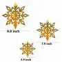 Winter Wonderland Snowflakes Party Decorations 3D Card Hanging Paper Centerpieces for/Birthday/Christmastree/New Year/Baby Shower/Wedding Party /Shopwindow Supplies (Mirror Gold) Winter Wonderland Snowflakes Party Decorations 3D Card Hanging Paper Centerpieces for/Birthday/Christmastree/New Year/Baby Shower/Wedding Party /Shopwindow Supplies (Mirror Gold)