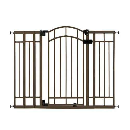 Summer Multi-Use Decorative Extra Tall Walk-Thru Baby Gate, Metal, Bronze Finish – 36” Tall, Fits Openings up to 28.5” to 48” Wide, Baby and Pet Gate for Doorways and Stairways Summer Multi-Use Decorative Extra Tall Walk-Thru Baby Gate, Metal, Bronze Finish – 36” Tall, Fits Openings up to 28.5” to 48” Wide, Baby and Pet Gate for Doorways and Stairways