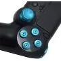 TOMSIN Metal Buttons for PS4 Controller Gen 1, Aluminum Metal Thumbsticks Analog Grip & Bullet Buttons & D-pad & L1 L2 R1 R2 Triggers for DualShock 4 Controller (Blue)