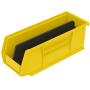 Akro-Mils 30224 AkroBins Plastic Storage Bin Hanging Stacking Containers, (11-Inch x 4-Inch x 4-Inch), Yellow, (12-Pack) (30224YELLO)