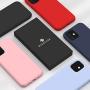 Miracase Liquid Silicone Case Compatible with iPhone 11 6.1 inch(2019), Gel Rubber Full Body Protection Cover Case Drop Protection Case (Black)