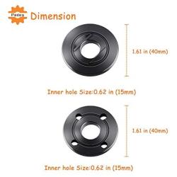 Angle Grinder Flange Nut 5/8 for compatible with Dewalt Ryobi Inner Outer Flat Adapter Nut Replacement Makita 224399-1 193465-4 224568-4 9005BZ 9015B (6 Pack)