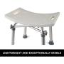 Dr Kays Adjustable Height Bath and Shower Chair Shower Bench