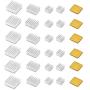 30 PCS Raspberry Pi 4 Heatsink Kit with Thermal Conductive Adhesive Tape, Aluminum Heat Sink Cooler and Copper Heatsink for Raspberry Pi B B+ 2/3/4 30 PCS Raspberry Pi 4 Heatsink Kit with Thermal Conductive Adhesive Tape, Aluminum Heat Sink Cooler and Copper Heatsink for Raspberry Pi B B+ 2/3/4
