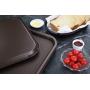 New Star Foodservice 24395 Brown Plastic Fast Food Tray, 10 by 14-Inch, Set of 12
