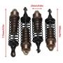 Ky-RC Front and Rear Metal Spring Shock Absorber for Traxxas Slash4x4 Shock Absorber for 1/10 RC Traxxas Slash 4x4 727 RC Model Car Part(4pcs) (Titanium Grey)
