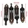 Ky-RC Front and Rear Metal Spring Shock Absorber for Traxxas Slash4x4 Shock Absorber for 1/10 RC Traxxas Slash 4x4 727 RC Model Car Part(4pcs) (Titanium Grey)