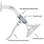 G-Promise 100% Solid Metal Shower Arm Diverter for Hand Held Showerhead and Fixed Spray Head ∣ G 1/2 3-Way Bathroom Universal Shower System Replacement Part (Chrome diverter)