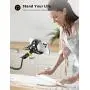 Phone Holder Bed Gooseneck Mount - Lamicall Flexible Arm 360 Mount Clip Bracket Clamp Stand for Cell Phone XS Max XR X 8 7 6 Plus 5 4, S10 S9 S8 S7 S6, Overall Length 33.4In(Black)