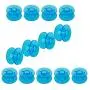 MiDube 20PCS Plastic Sewing Machine Bobbins for B-rother J-anome S-inger Front Loading Class 15 Machines Home Embroidery (Blue)