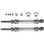keyren Rear Drive Shaft RC Truck Drive Shaft, 2pcs SLA031 Upgrade Parts CVD Transmission Axle, Metal for Traxxas Slash 4X4 1/10 Truck RC Car(SLA031T Titanium Gray) keyren Rear Drive Shaft RC Truck Drive Shaft, 2pcs SLA031 Upgrade Parts CVD Transmission Axle, Metal for Traxxas Slash 4X4 1/10 Truck RC Car(SLA031T Titanium Gray)