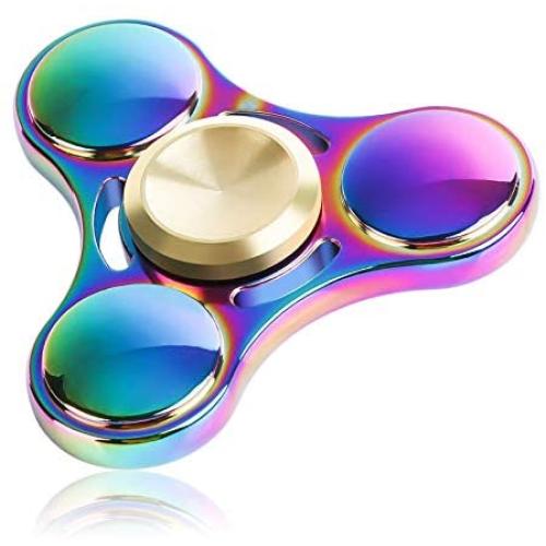 ATESSON Fidget Spinner Toy Durable Stainless Steel Bearing High Speed Spins Precision Metal Hand Spinner EDC ADHD Focus Anxiety Stress Relief Boredom Killing Time Toys for Adults Kids