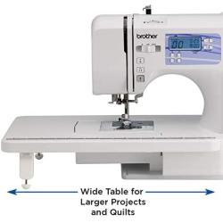 Brother HC1850 Sewing and Quilting Machine, 185 Built-in Stitches, LCD Display, 8 Included Feet