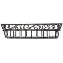 Spectrum Diversified Scroll Basket, Classic Kitchen Design for Breads, Roll, Muffin Pastries & Baked Good Storage, Traditional Style Snack & Food Holder for Serving, Black