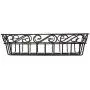 Spectrum Diversified Scroll Basket, Classic Kitchen Design for Breads, Roll, Muffin Pastries & Baked Good Storage, Traditional Style Snack & Food Holder for Serving, Black