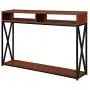 Convenience Concepts Tucson Deluxe 2 Tier Console Table, Cherry / Black Convenience Concepts Tucson Deluxe 2 Tier Console Table, Cherry / Black