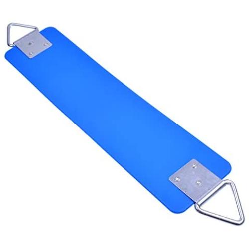 AGPTEK Swing Seat, 77.2 x 15 x 0.7cm Yard Swing for Kids & Adults with Metal Triangle Ring -- Blue(300KG /660LB Weight Limit)