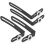 Shell Body Mount, 4pcs RC Car Shell Body Mount Metal L-Bracket with Magnet for 1:10 RC Crawler Car