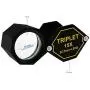 15x Pocket Magnification Loupe 20.5mm Triplet Lens Black Frame Achromatic Optical Glass Metal (Aluminum) Body Hexagonal Design Kit Set Magnifying Tool for Jewelers, Mechanics, Watchmaker 15x Pocket Magnification Loupe 20.5mm Triplet Lens Black Frame Achromatic Optical Glass Metal (Aluminum) Body Hexagonal Design Kit Set Magnifying Tool for Jewelers, Mechanics, Watchmaker