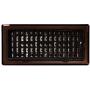 Decor Grates AJH410-RB Oriental Floor Register, 4x10, Rubbed Bronze