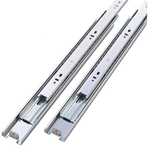 Friho 5 Pair of 18 Inch Hardware Ball Bearing Side Mount Drawer Slides, Full Extension, Available in 12,14,16,18,20 Lengths