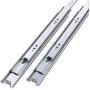 Friho 5 Pair of 18 Inch Hardware Ball Bearing Side Mount Drawer Slides, Full Extension, Available in 12,14,16,18,20 Lengths